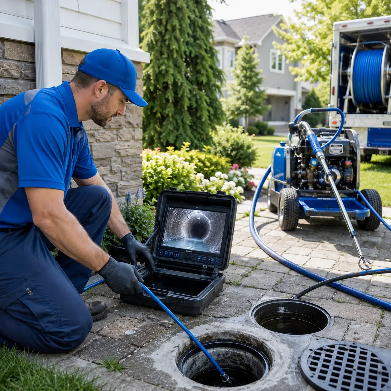 Outdoor drain cleaning professionals serving Irvington, AL